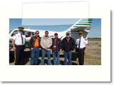 Fred's father in law, Corporal Donald (Archie) Harvey, was an RCMP constable killed in the line of duty in Grande Prairie in 1967.  When the RCMP heard that we were stopping in they came out to meet us.